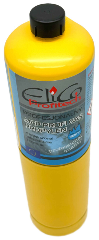 Kartuša MAPP s propylénom 400g, ventil 1"-20 UNF, ELICO 1