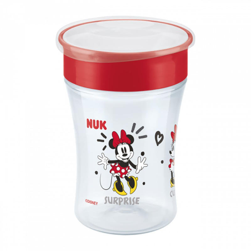 Detský hrnček Magic NUK Cup Minnie (8+ m.) 360 ° 230 ml