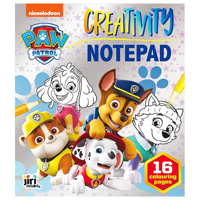 Blok na vyfarbenie Labková patrola