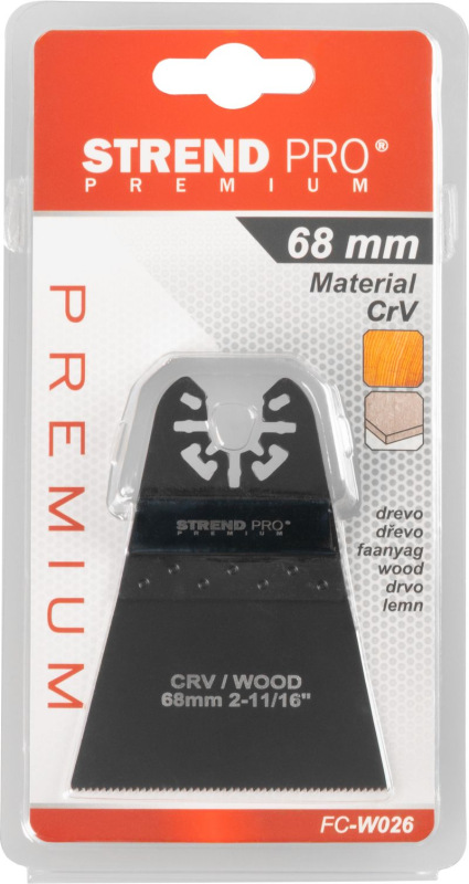 Nástroj Strend Pro FC-W026 pílový list 68 mm, na multibrúsku, Cr-V 3