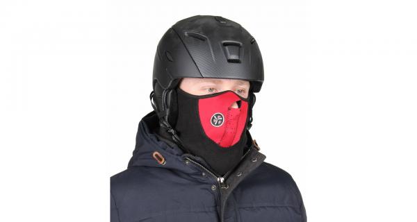 Merco Face Plus zimní maska červená