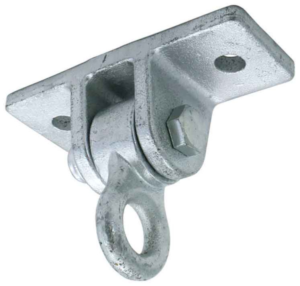 Hák s okom na hojdačku 100x50 mm, výška 100 mm, mosadzné ložisko, XL-TOOLS