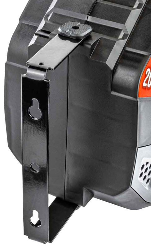 Navíjací bubon s držiakom na stenu s hadicou na vzduch, 8 x 12 mm, dĺžka 20 m, POWERMAT 10