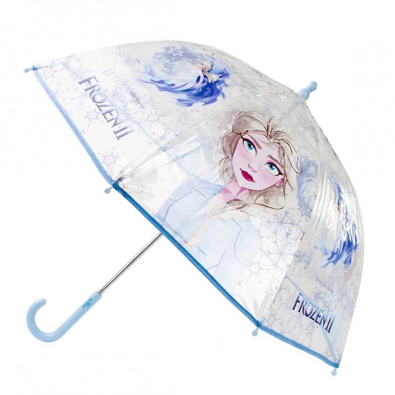 CERDÁ Detský dáždnik DISNEY FROZEN Elsa Transparent, 2400000616