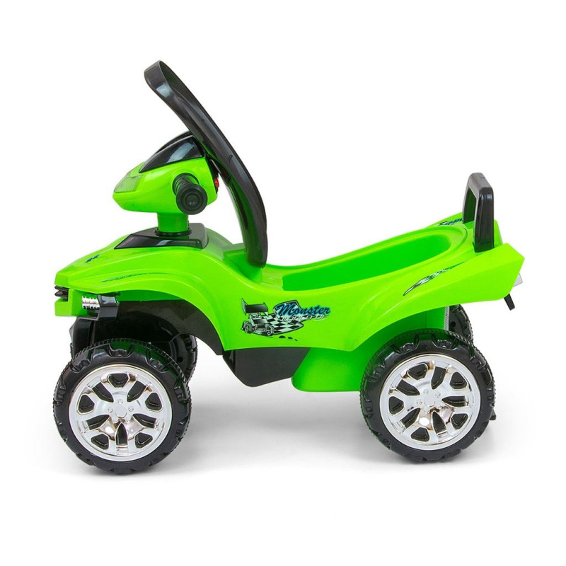Detské odrážadlo so zvukom Štvorkolka Milly Mally Monster Green 2