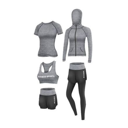 Runner 5W fitness set sivá