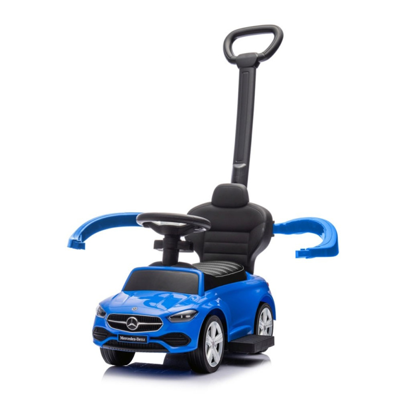 Detské odrážadlo s vodiacou tyčou MERCEDES C-Class Deluxe Milly Mally Blue 1