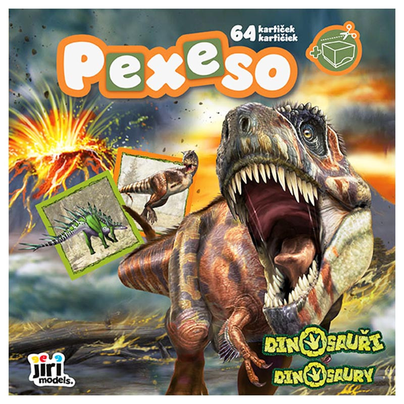 Pexeso v zošite Dinosaury