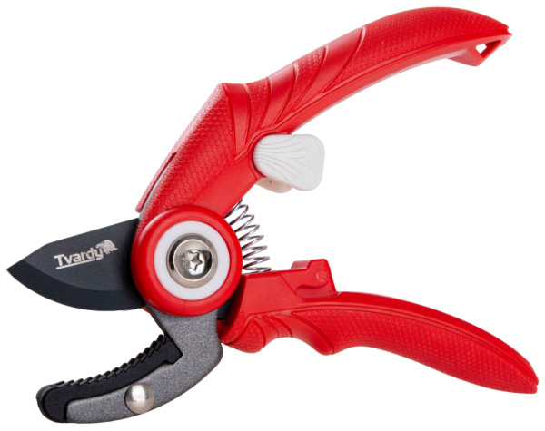 Záhradnícke nožnice 175 mm, zubaté ostrie, japonská oceľ SK5, teflón, TVARDY 1