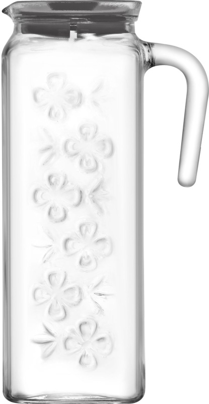 Džbán Bloom, LAV, sklenený, 1248 ml, 84x237 mm, bal. 6 ks