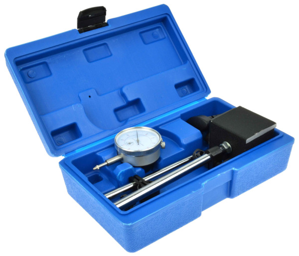 Odchýlkomer 10/0,01 mm na magnetickom stojane, GEKO 2