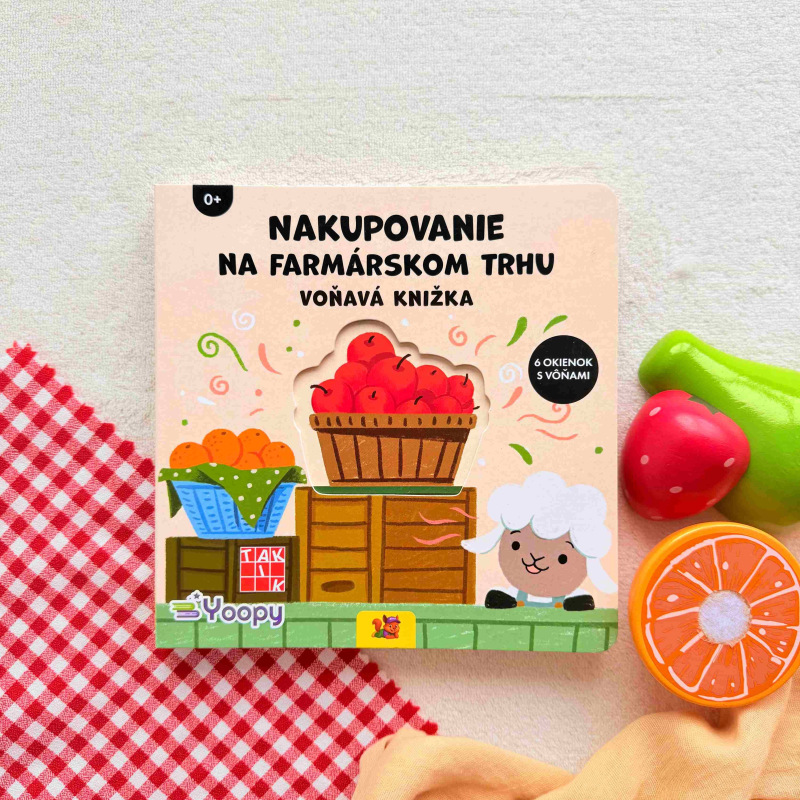 Nakupovanie na farmárskom trhu - voňavá knižka 1