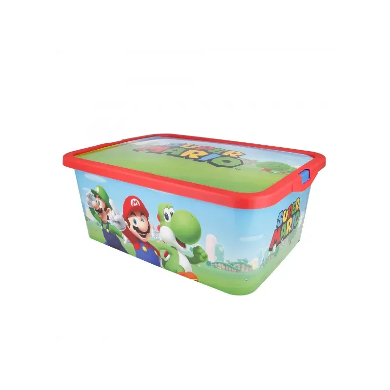 STOR Plastový úložný box SUPER MARIO 13L, 09595