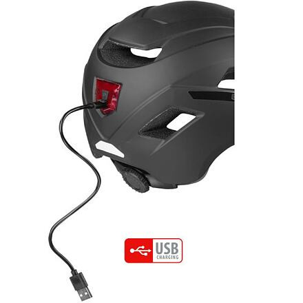 Etape City Light cyklistická prilba čierna veľ. L-XL 3