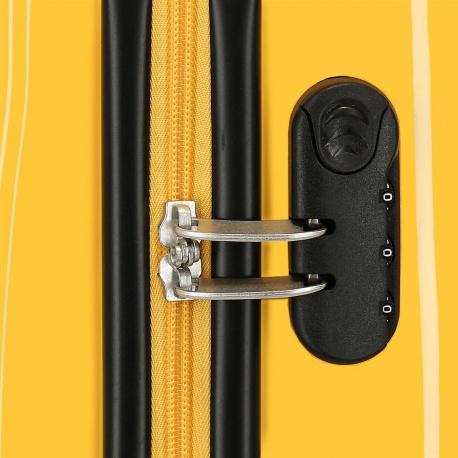 JOUMMA BAGS Luxusný ABS cestovný kufor SPONGEBOB Yellow, 55x38x20cm, 34L, 2771721