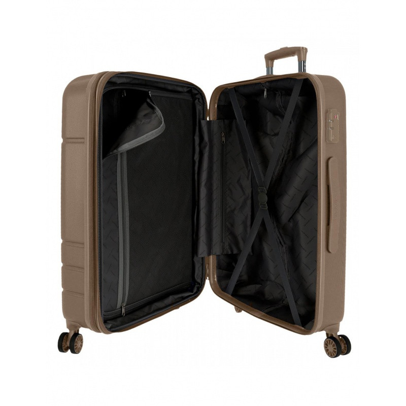 ABS cestovný kufor Movom Galaxy Champagne, 68x48x27cm, 72L, 5989263 (medium exp.) 2
