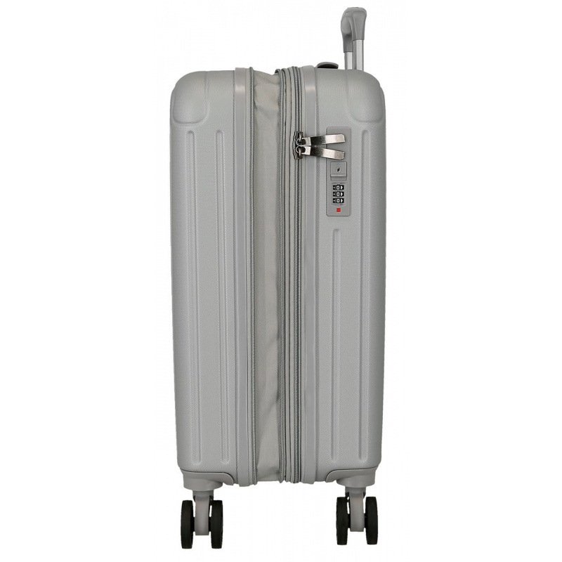 Kabínový kufor Movom Timber Silver 55×40×20 cm, rozšíriteľný, 37/42 l, 5558622 5
