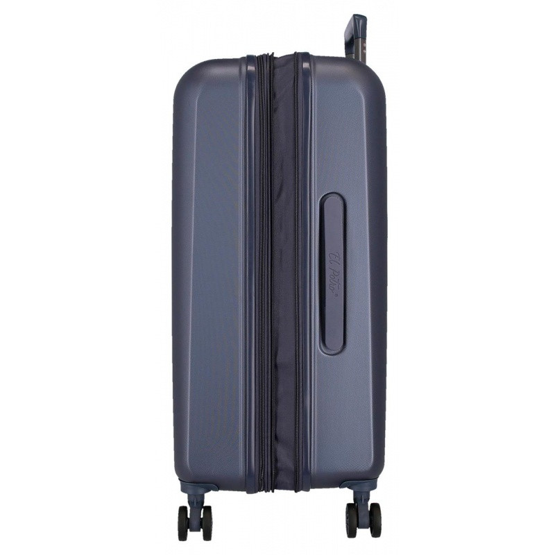 EL POTRO Vera Navy Blue, Sada luxusných ABS cestovných kufrov, 70/55cm, 5338922 5
