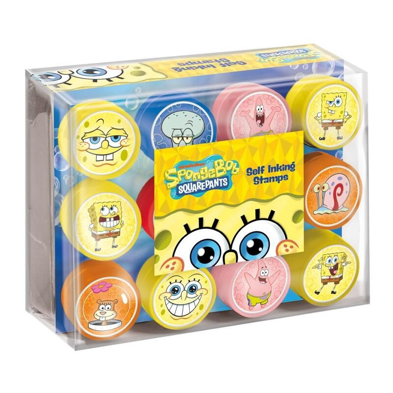 SpongeBob pečiatky 12ks 1