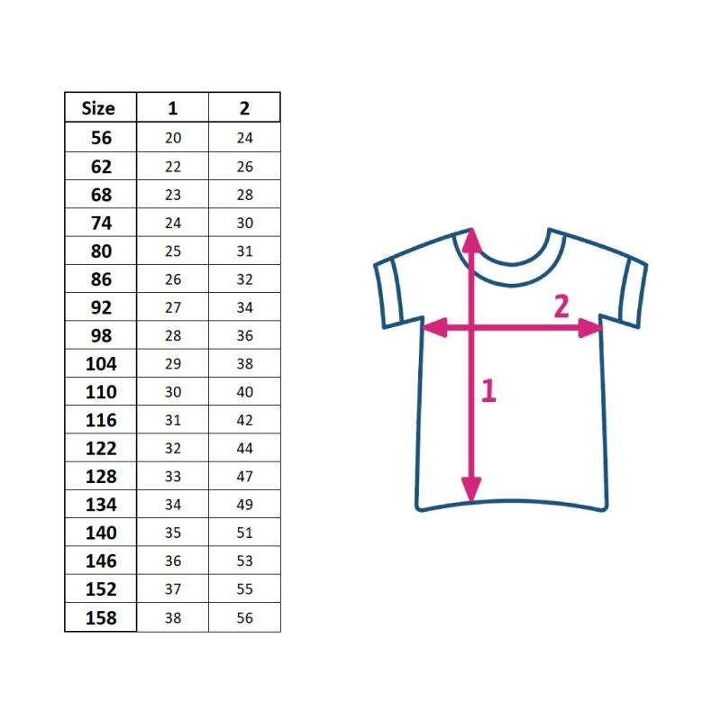 Detske bavlnené tričko s krátkym rukávom New Baby 128 (7-8 rokov) 2