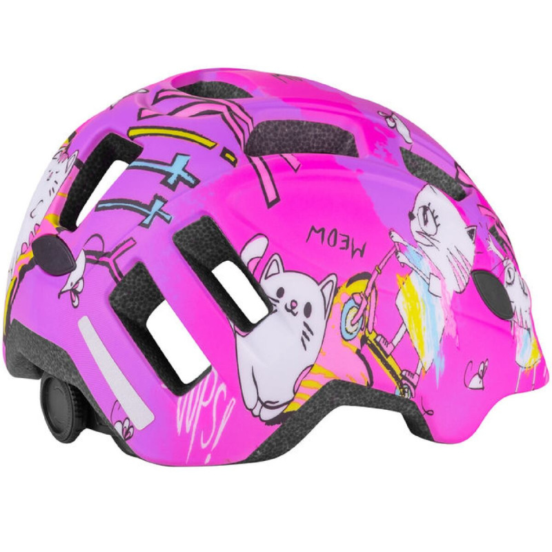 Kitty 2.0 detská cyklistická prilba ružová 4