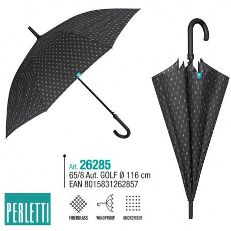 PERLETTI TIME Pánsky automatický dáždnik Geometrico, 26285