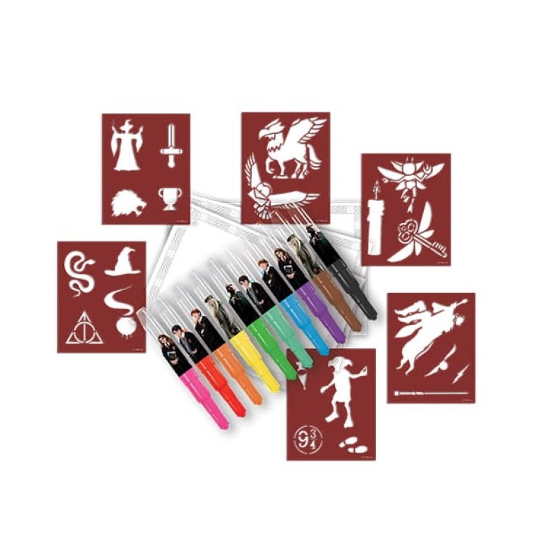 Kreatívny set s fúkacími fixkami Harry Potter 1