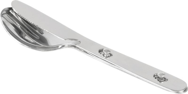 Set Strend Pro Grill, kempingová jedálenská súprava, nerez 13/15 cm 2