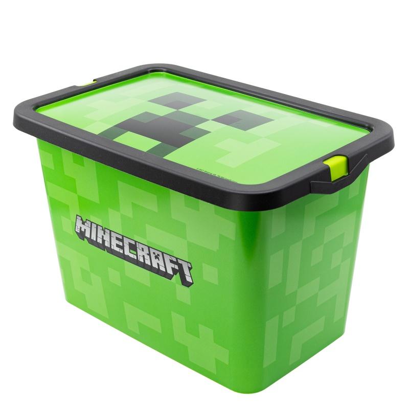 Plastový úložný box MINECRAFT 7L, 04404