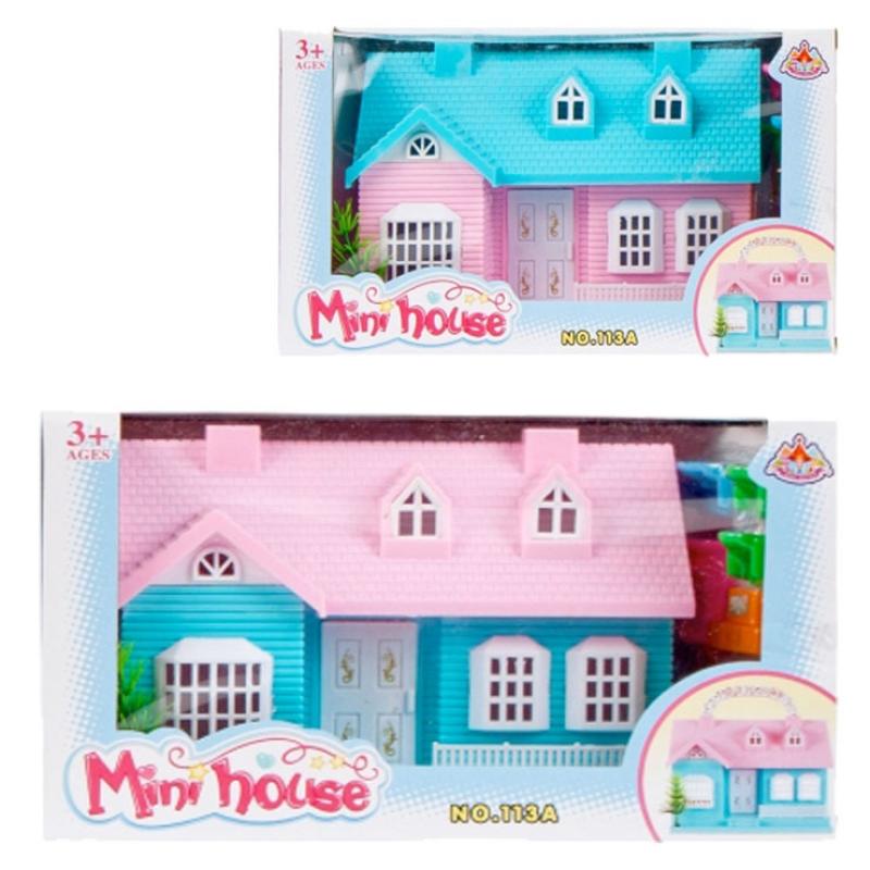 Mini dom pre bábiky - Set