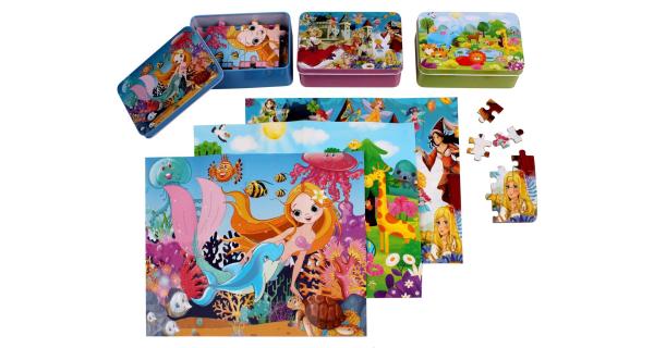 Merco Puzzle Set Girl puzzle pre dievčatá 100 dielikov
