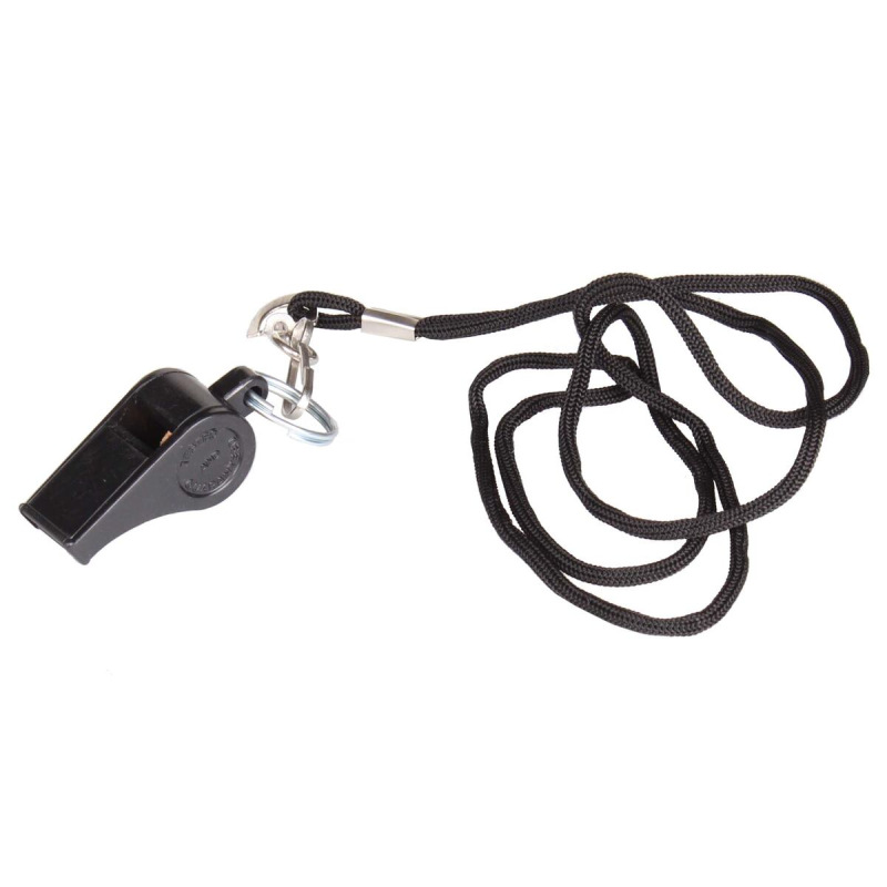 Black plus plastová píšťalka so šnúrkou 2
