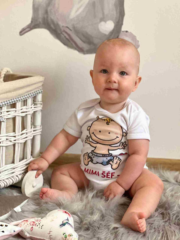 Body s potlačou New Baby MIMI ŠÉF 50 2