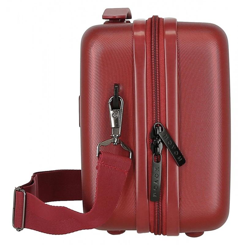 JOUMMA BAGS MOVOM Wood Red, Cestovný kozmetický príručný kufrík, 21x29x15cm, 9L, 5313966