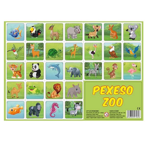 Pexeso ZOO kreslené