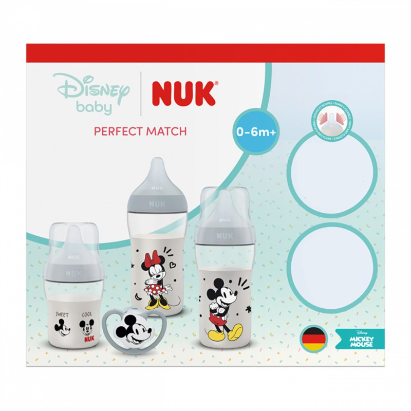 NUK Perfect Match Disney Mickey Mouse Set 1