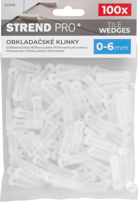 Klinok Strend Pro 7156, pre dlažbu 0-6 mm, 26x6x4 mm, obkladačský, bal. 100 ks 3