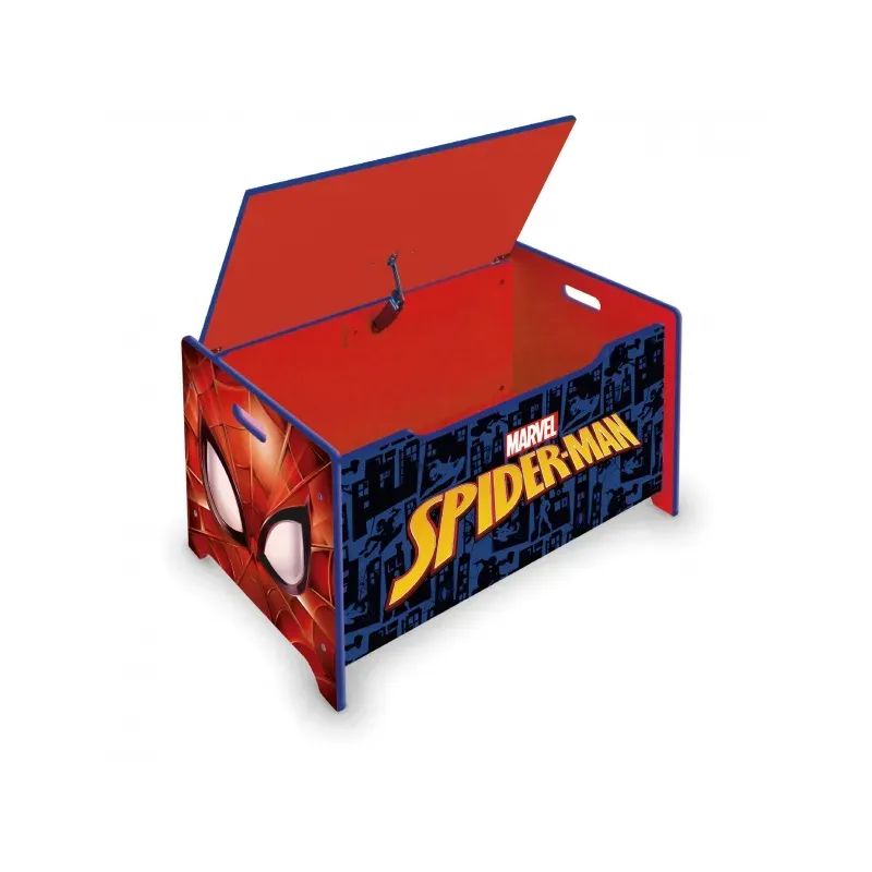 ARDITEX Detský drevený nábytok 2v1 SPIDERMAN Lavica / Box na hračky, SM14179 1