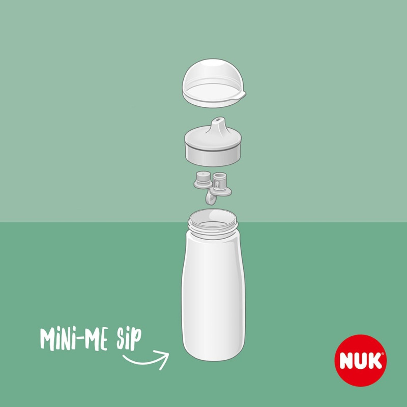 Detská fľaša NUK Mini-Me Sip nerez 300 ml (9+ m.) beige 4