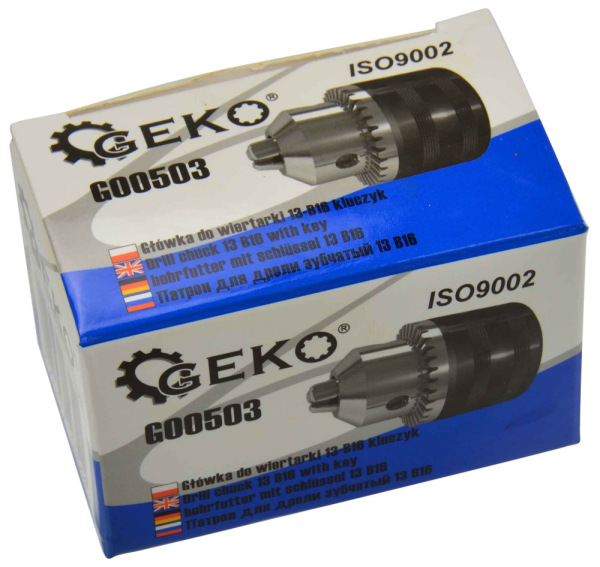 Skľučovadlo 1-13 mm , konus B16, GEKO 3