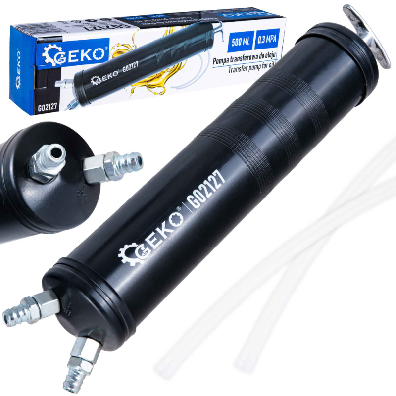Ručná pumpa na prečerpávanie oleja 500 ml, GEKO 1