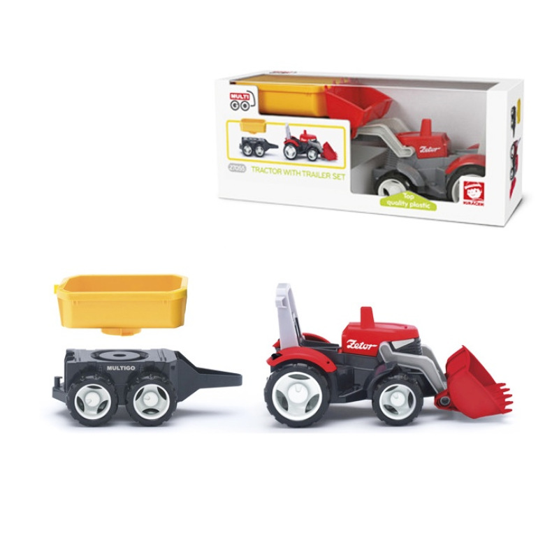 Traktor Zetor s prívesom MultiGO 1+2