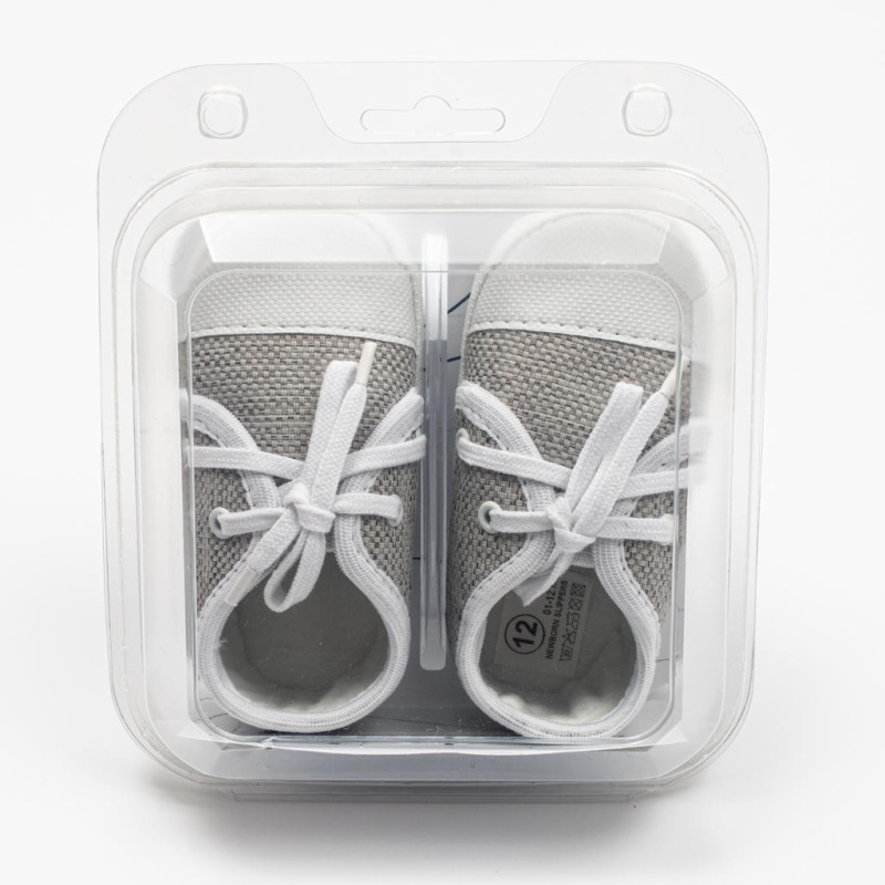 Dojčenské tenisky capačky New Baby jeans sivá 3-6 m 3-6 m 3