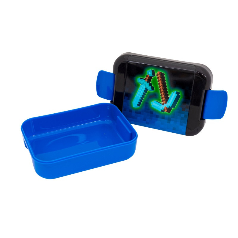 Plastový box na desiatu AquaPure BLUE PIXEL, 511025004 1