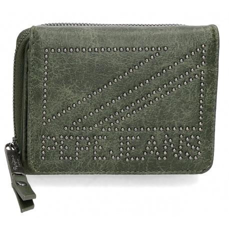 JOUMMA BAGS Dámska peňaženka PEPE JEANS DONNA Green / Olivovozelená, 7278232