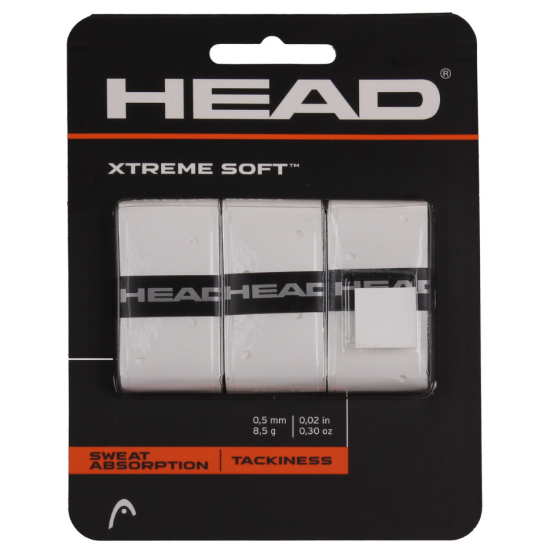 XtremeSoft 3 overgrip omotávka tl. 0,5 mm biela