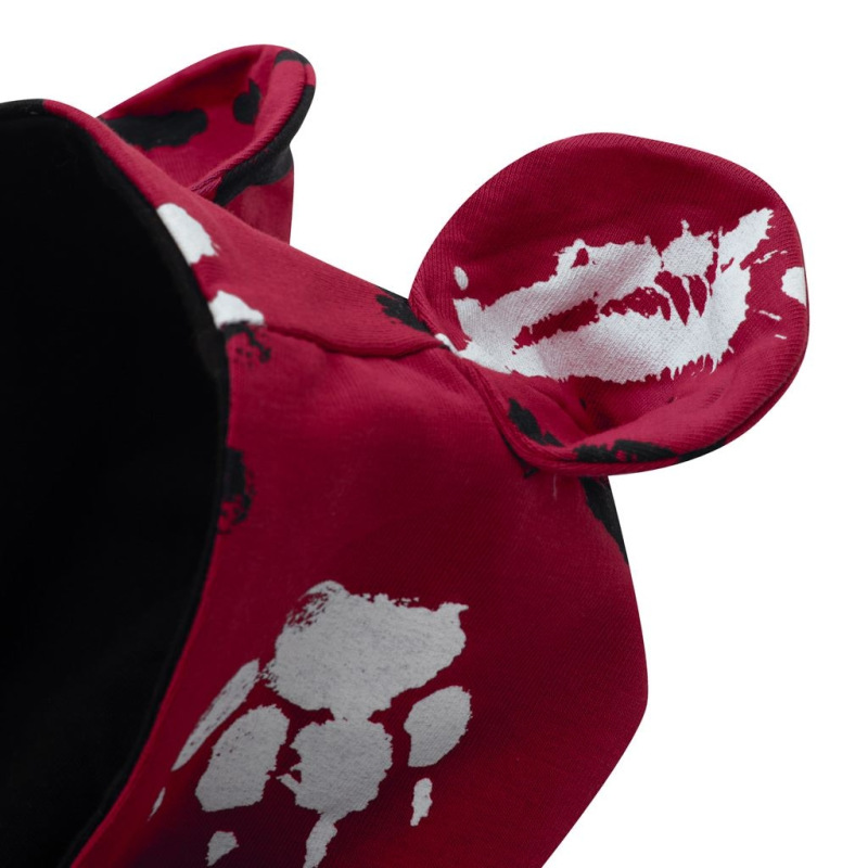 Dojčenský bavlnený overal s kapucňou a uškami New Baby labka tmavo ružový 68 (4-6m) 4