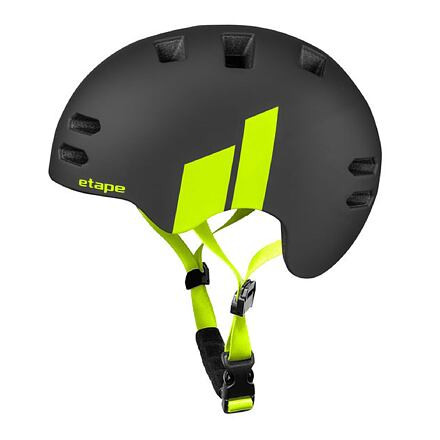 Etape Buddy detská cyklistická prilba čierna-žltá veľ.XS-S 2