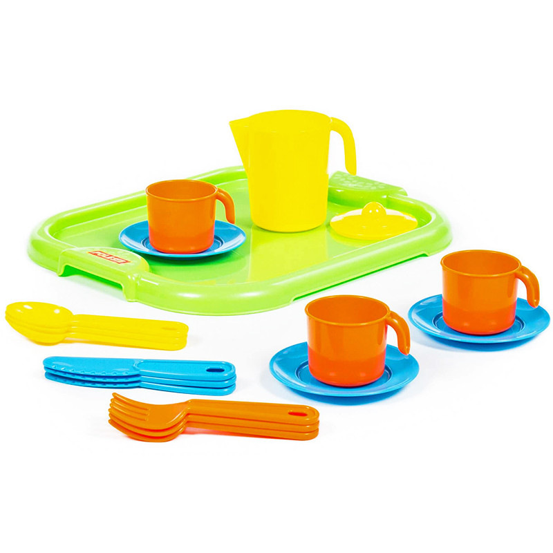 Čajový set pre troch s táckou