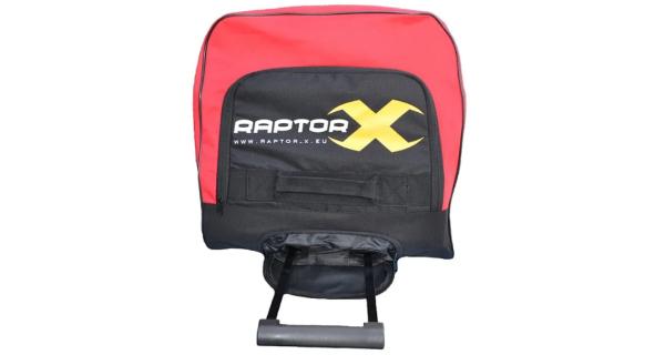 Raptor-X Wheel Bag Youth hokejová taška na kolieskach čierna-červená